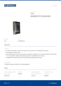 Fermax Data Sheet