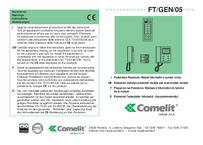 Comelit Technical sheet