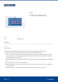 Fermax Data Sheet