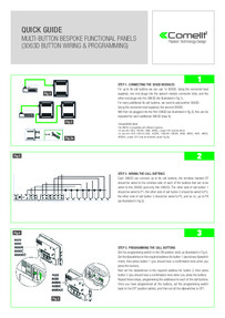 Functional multi button instructions