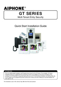 Aiphone Installation Guide