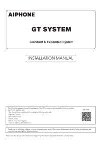 GT Standard Expanded Installation Manual