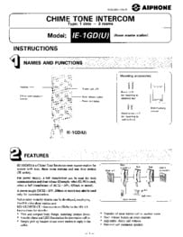IE-1GD(U) Instructions