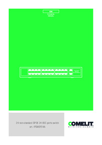  Comelit Technical Manual Sheet