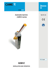 Came Installation manual