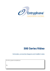 Entryphone Installer Instructions