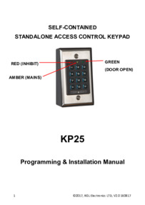 KP25 Instructions