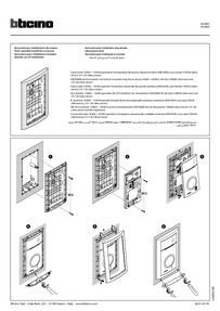 Bticino Instruction Sheet
