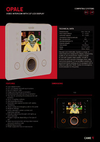 Opale Data Sheet