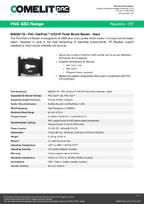 PAC 909020119 Datasheet
