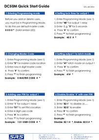 DC50M Quick Start Guide