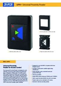 SRS UPR+ Datasheet