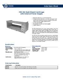  Vicon Data Sheet