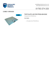 Came Datasheet