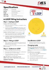 AES Instruction Manual Sheet