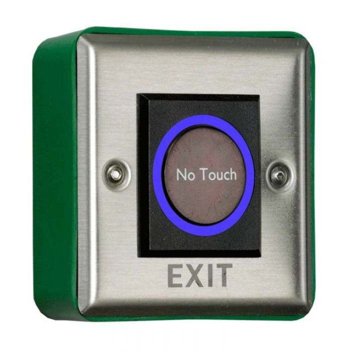 RGL hands-free stainless steel, NO TOUCH exit button with sensor